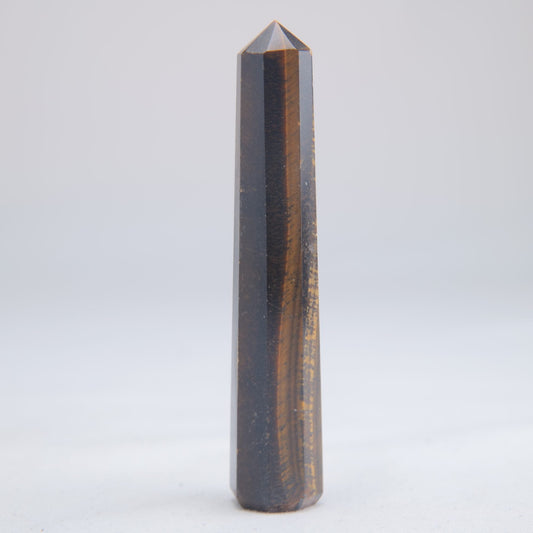 Tigers Eye Crystal Obelisk 32g - Luna Panther