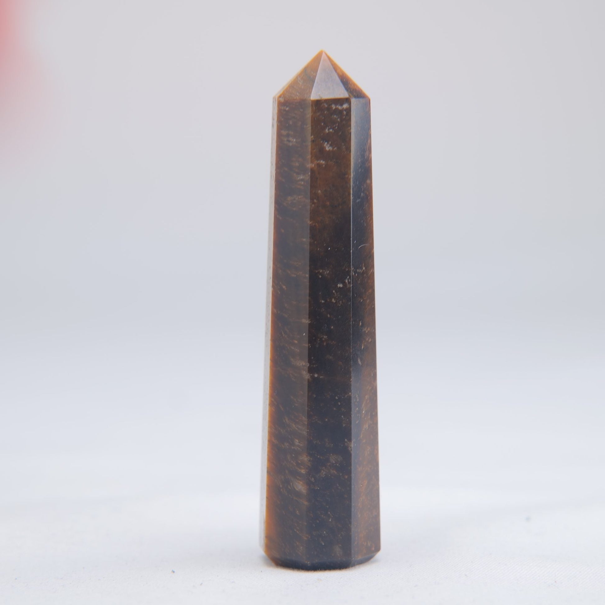 Tigers Eye Crystal Obelisk 32g - Luna Panther
