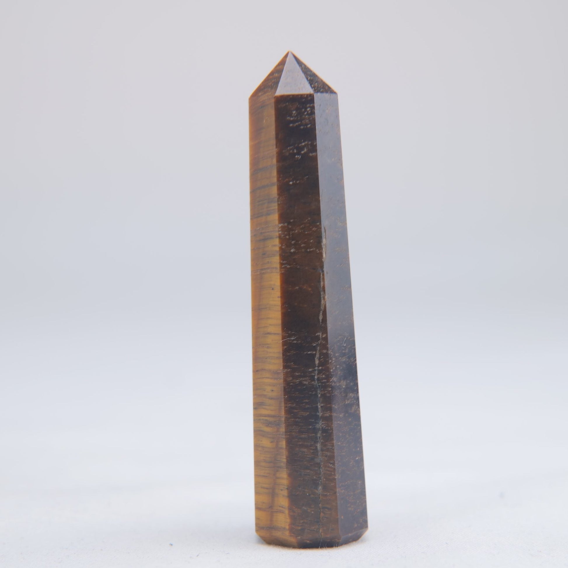 Tigers Eye Crystal Obelisk 32g - Luna Panther