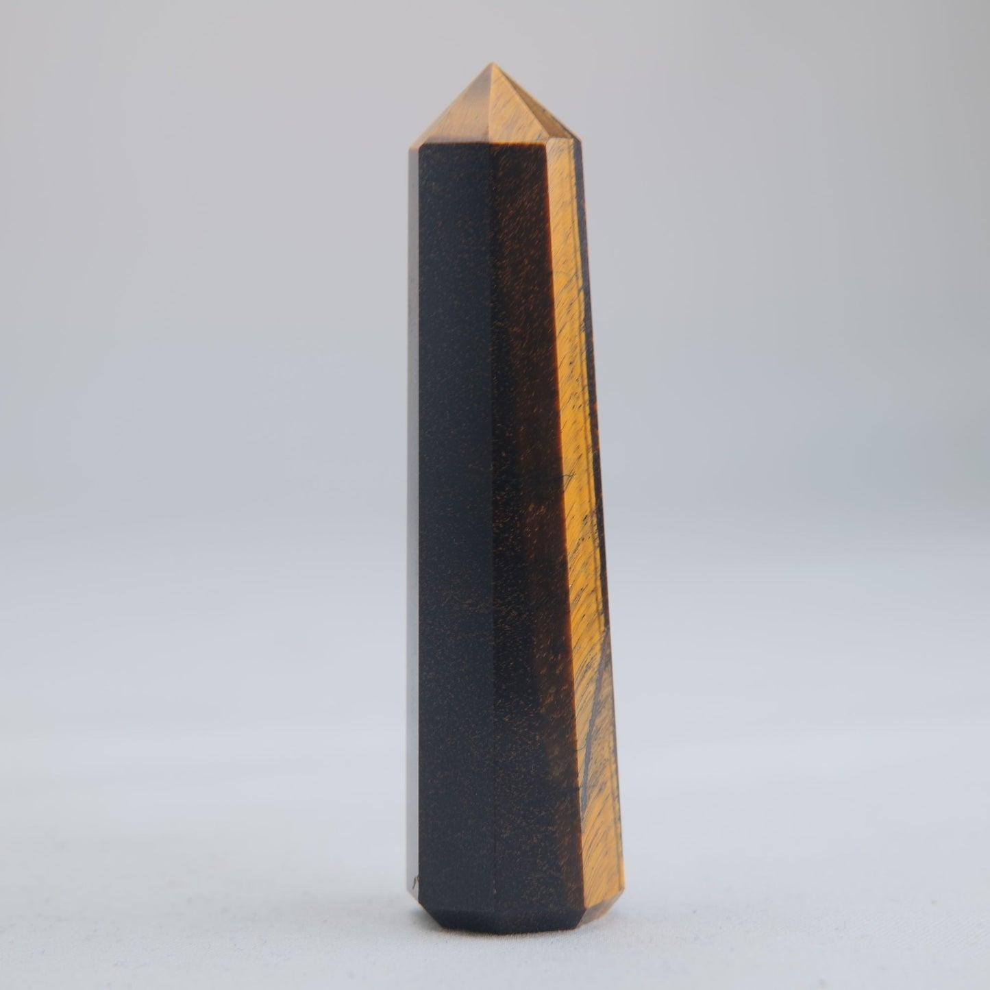 Tigers Eye Crystal Obelisk 33g 70mm - Luna Panther
