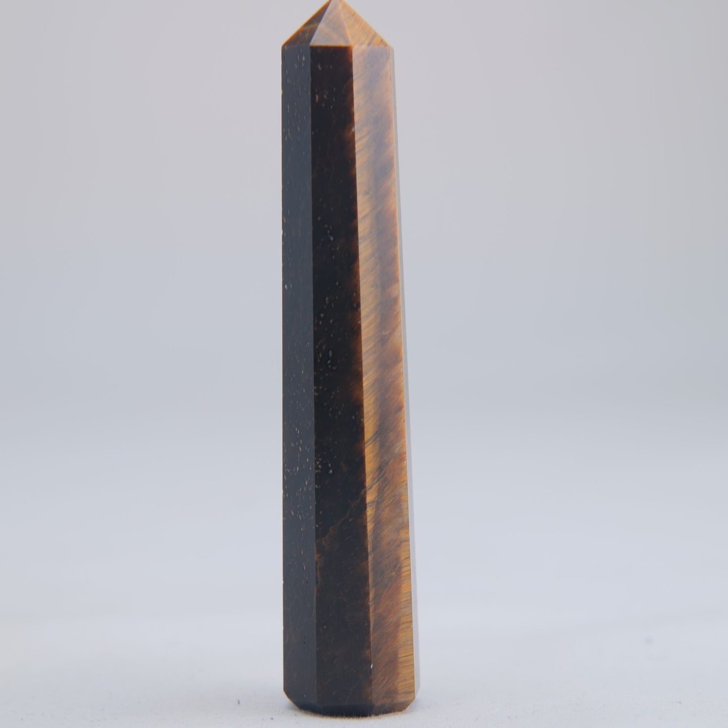 Tigers Eye Crystal Obelisk 33g 80mm - Luna Panther