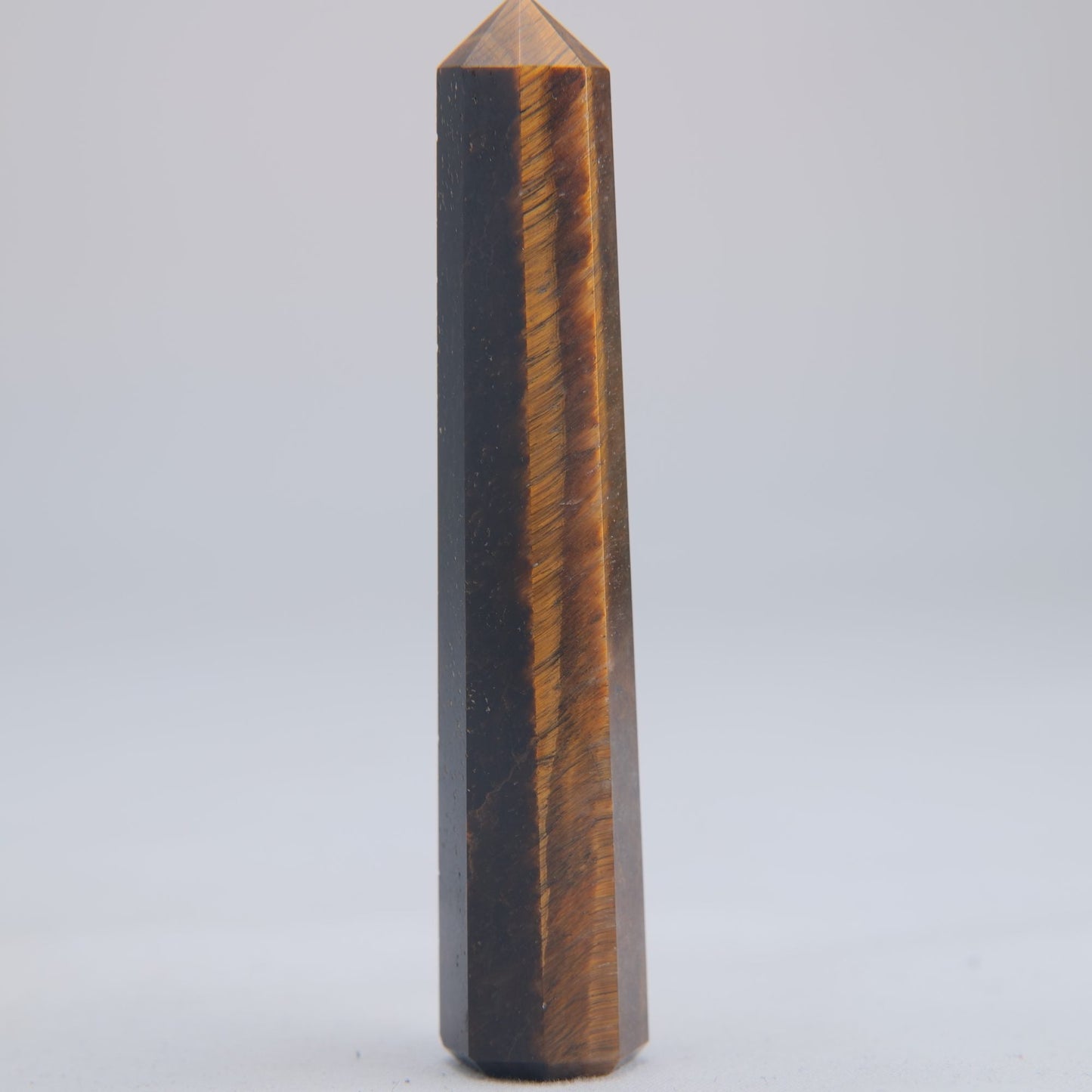 Tigers Eye Crystal Obelisk 33g 80mm - Luna Panther