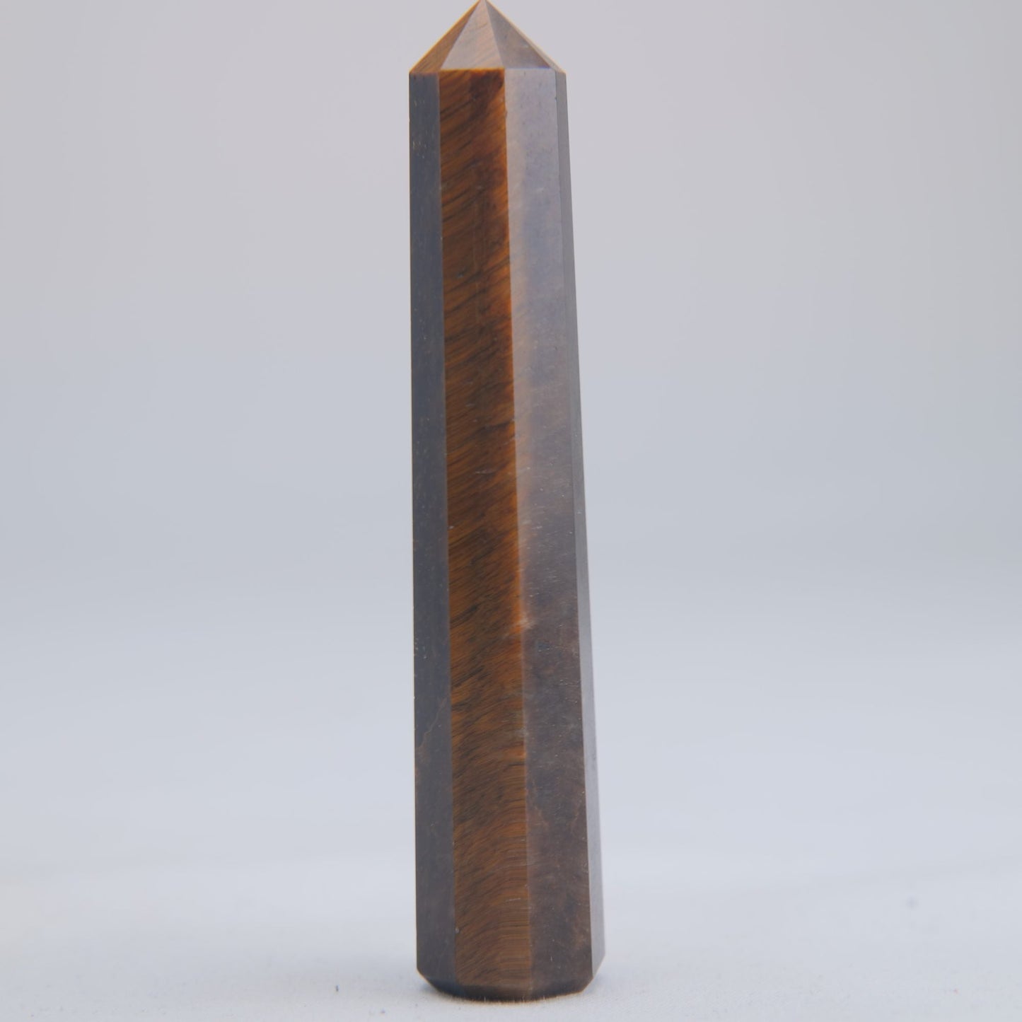 Tigers Eye Crystal Obelisk 33g 80mm - Luna Panther