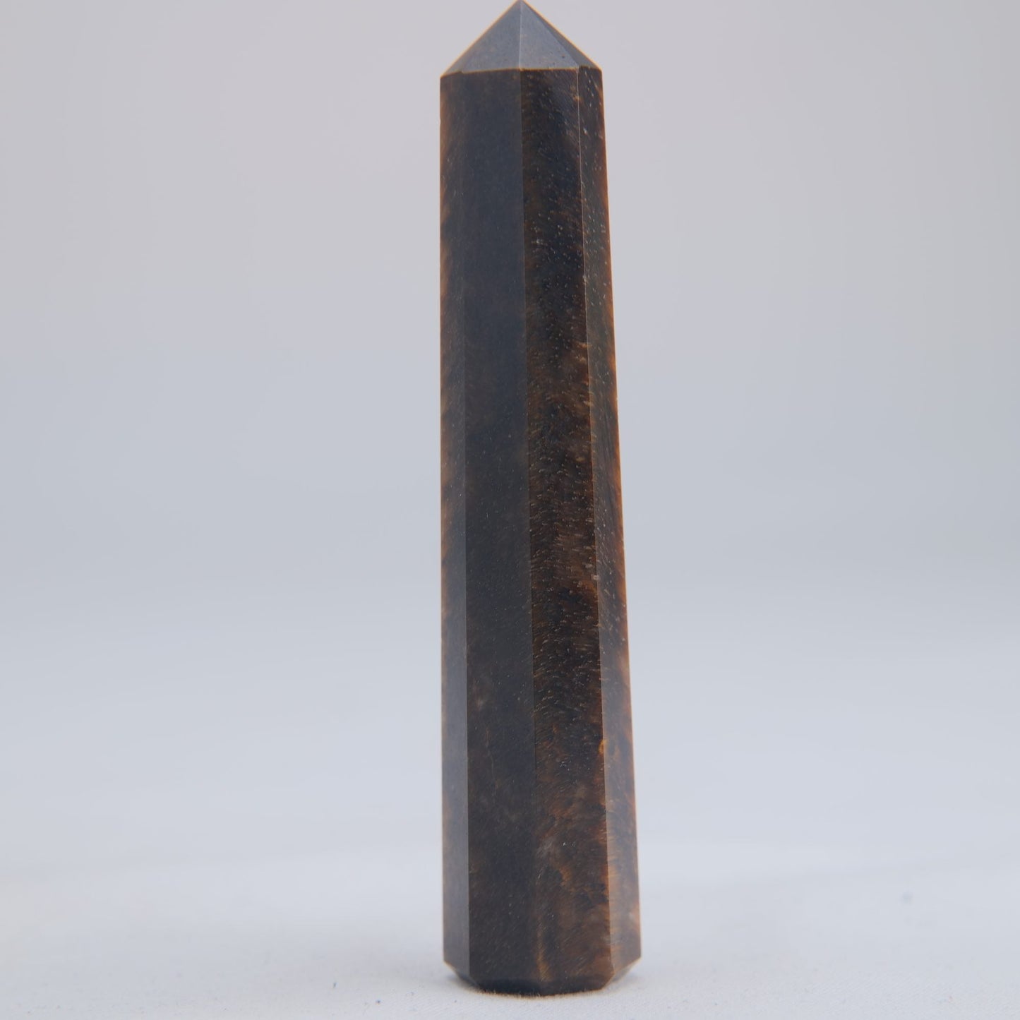 Tigers Eye Crystal Obelisk 33g 80mm - Luna Panther