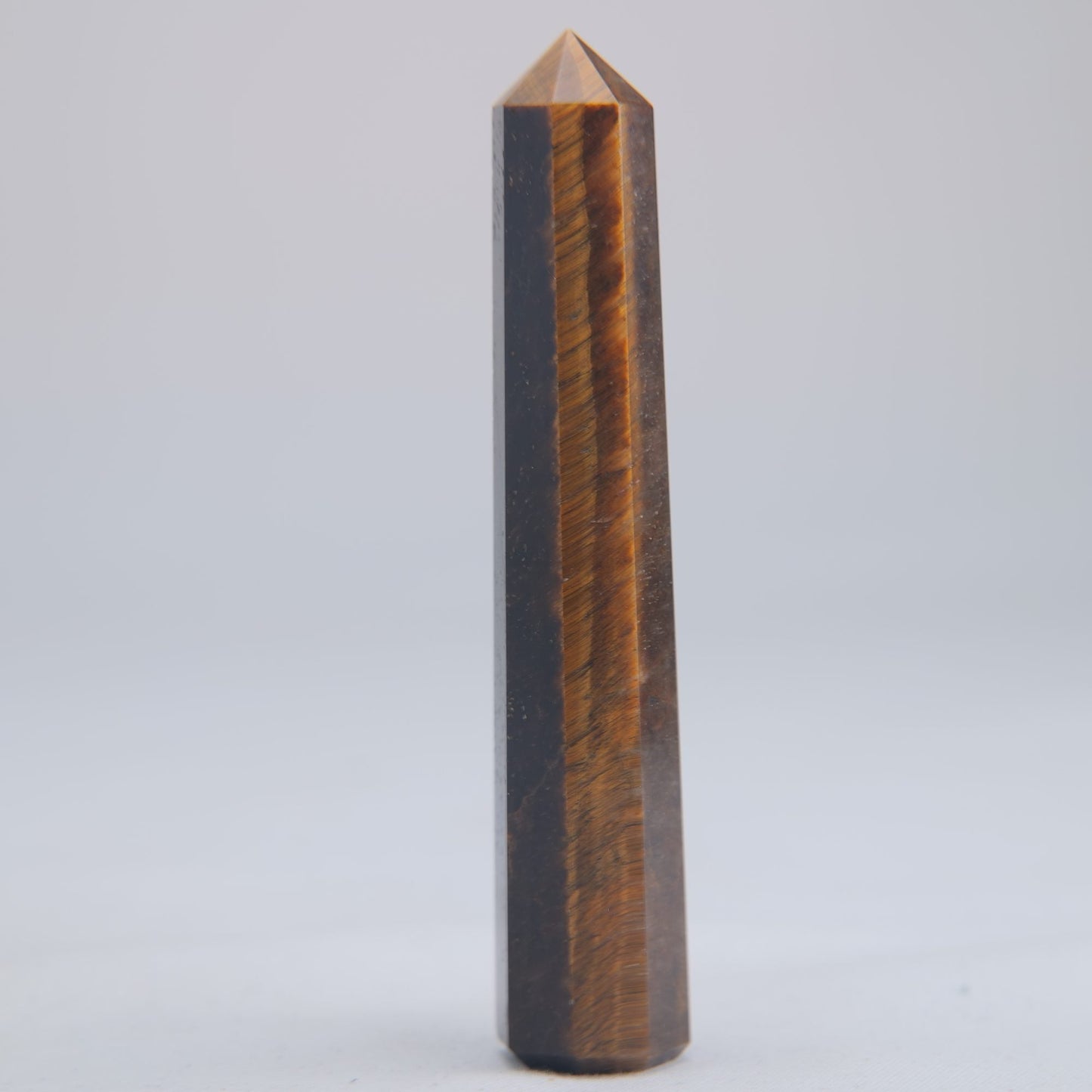 Tigers Eye Crystal Obelisk 33g 80mm - Luna Panther