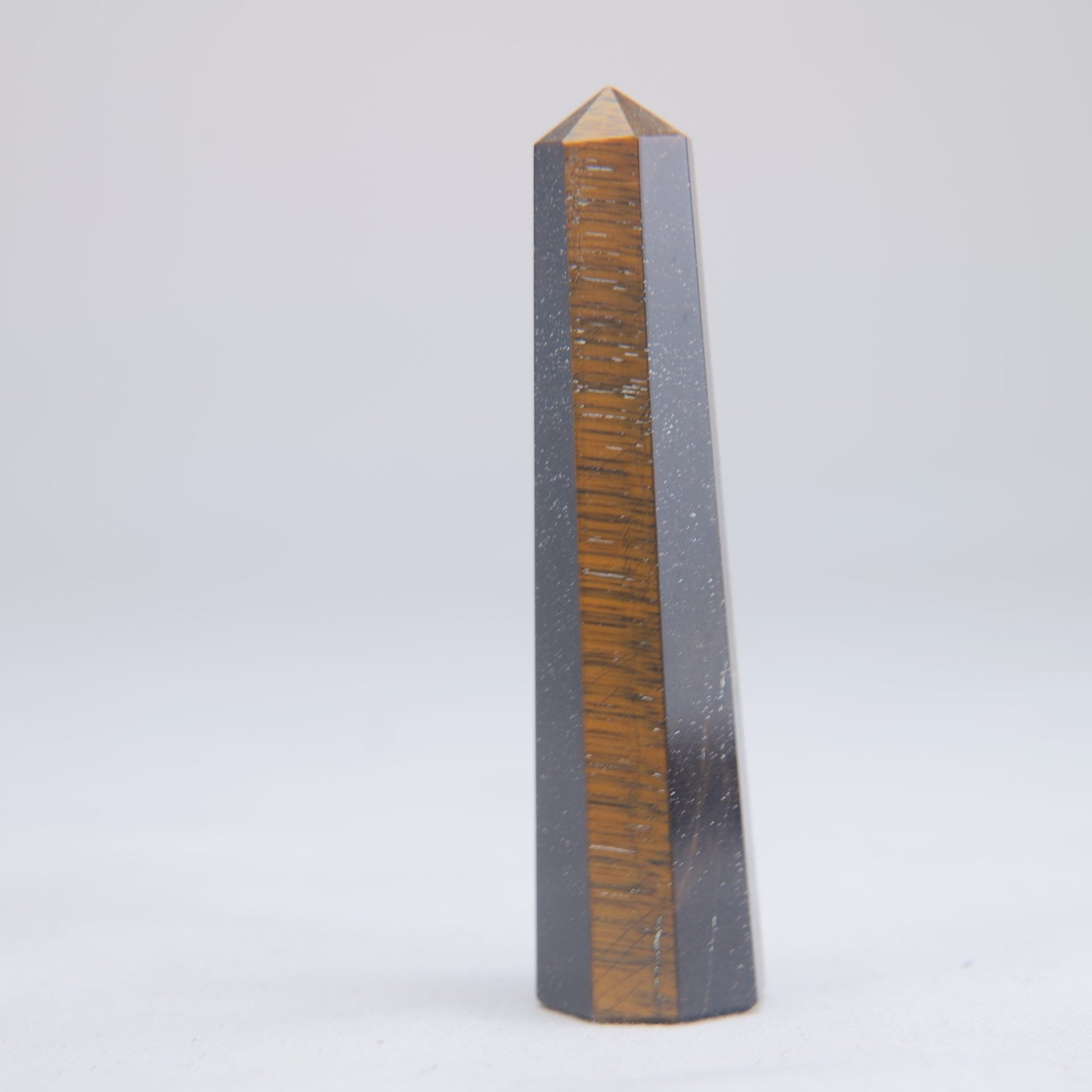 Tigers Eye Crystal Obelisk 35g - Luna Panther