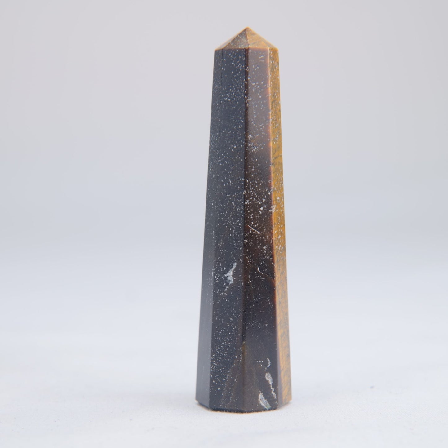 Tigers Eye Crystal Obelisk 35g - Luna Panther