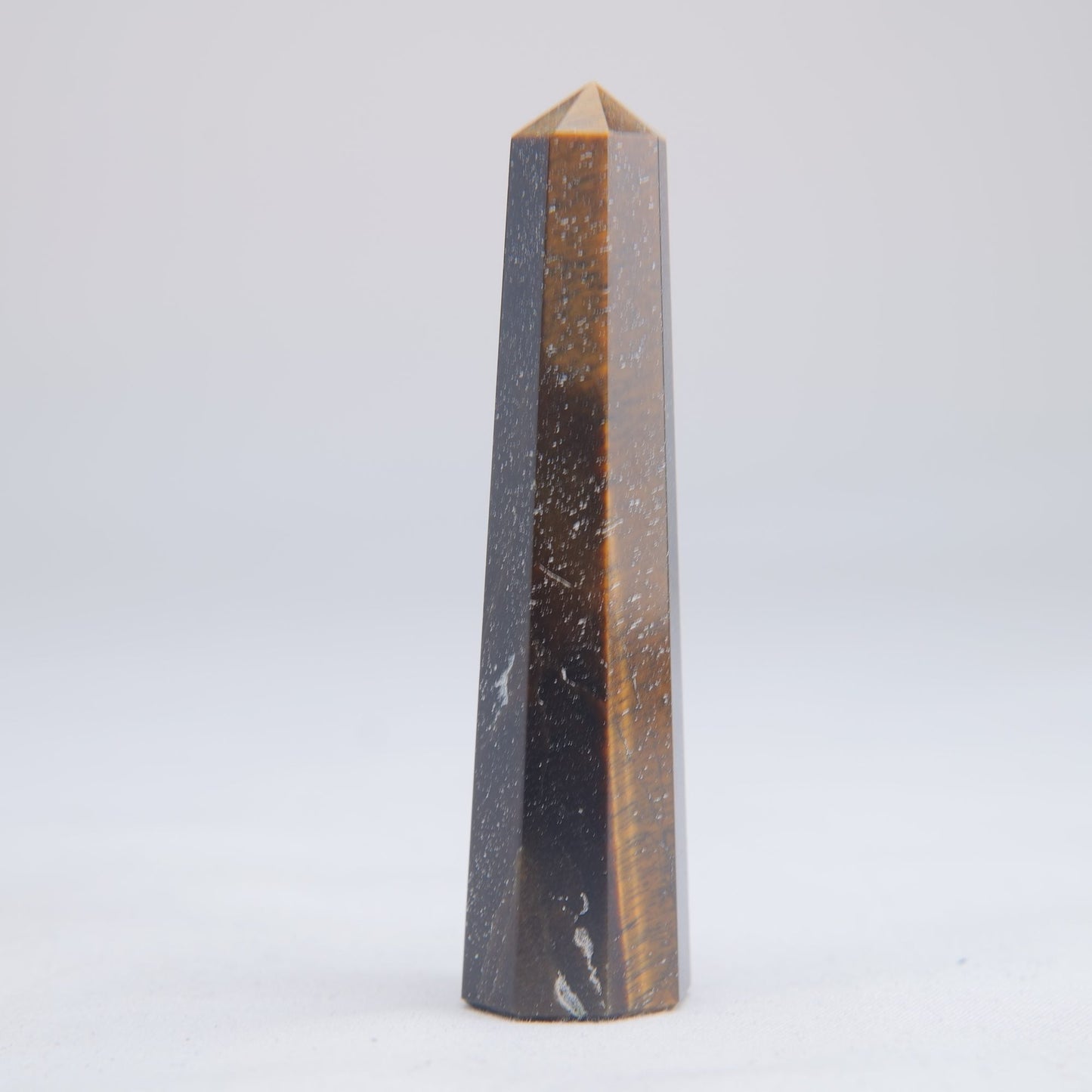 Tigers Eye Crystal Obelisk 35g - Luna Panther