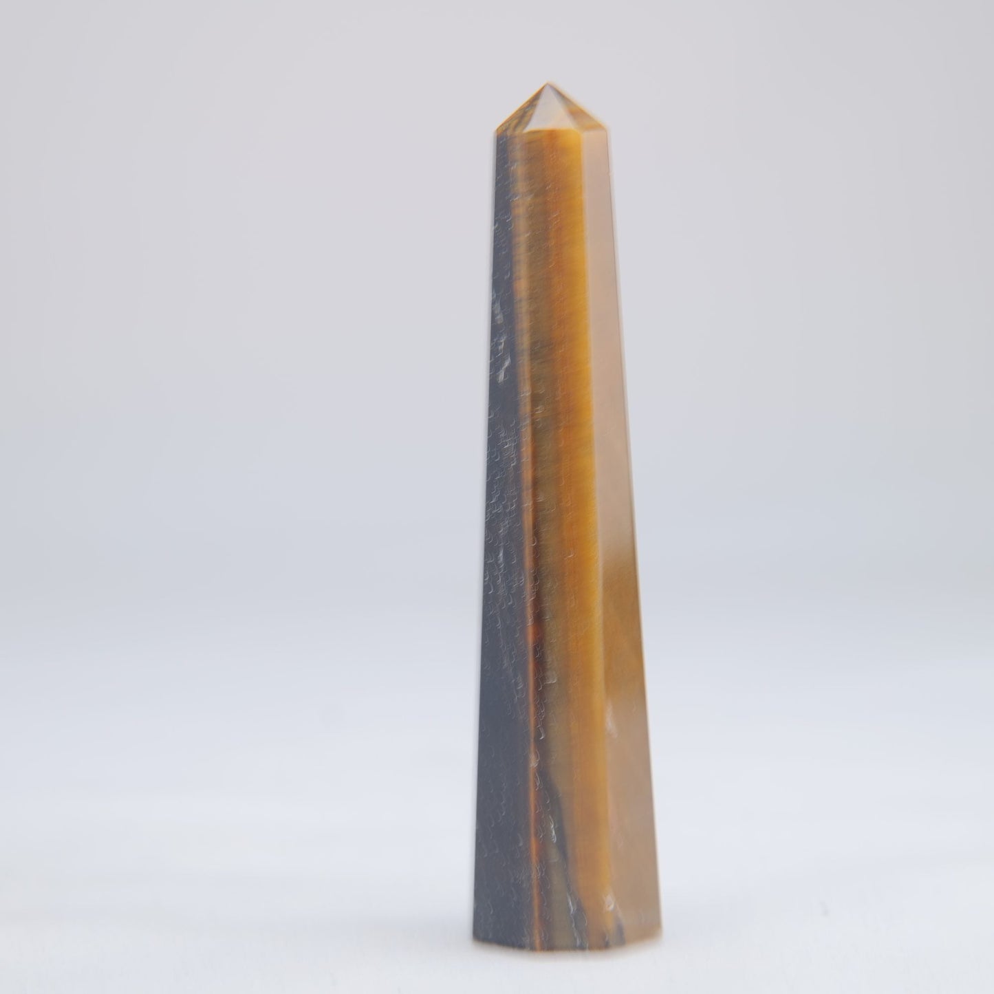 Tigers Eye Crystal Obelisk 38g 80mm - Luna Panther