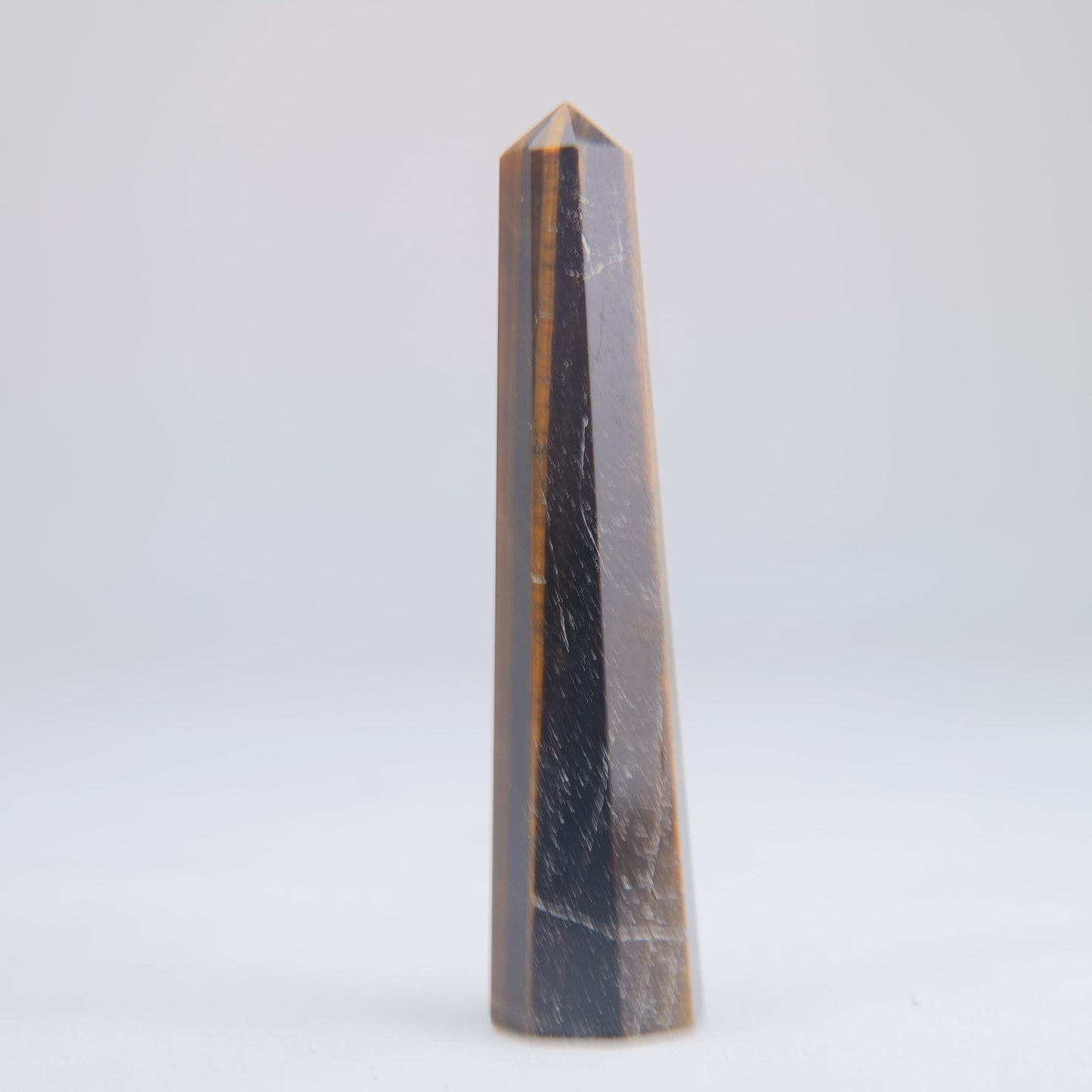 Tigers Eye Crystal Obelisk 38g 80mm - Luna Panther