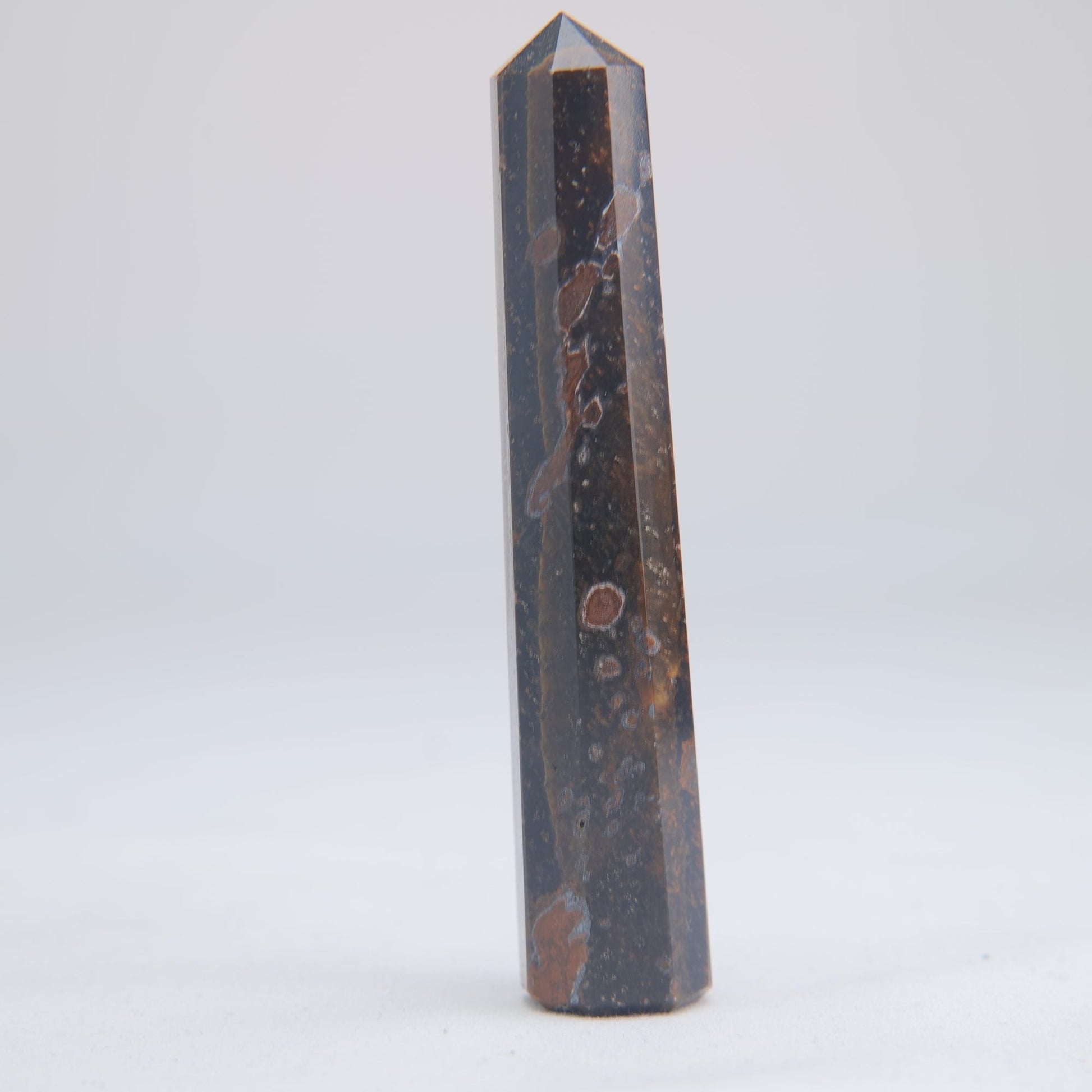 Tigers Eye Crystal Obelisk 38g 83mm - Luna Panther