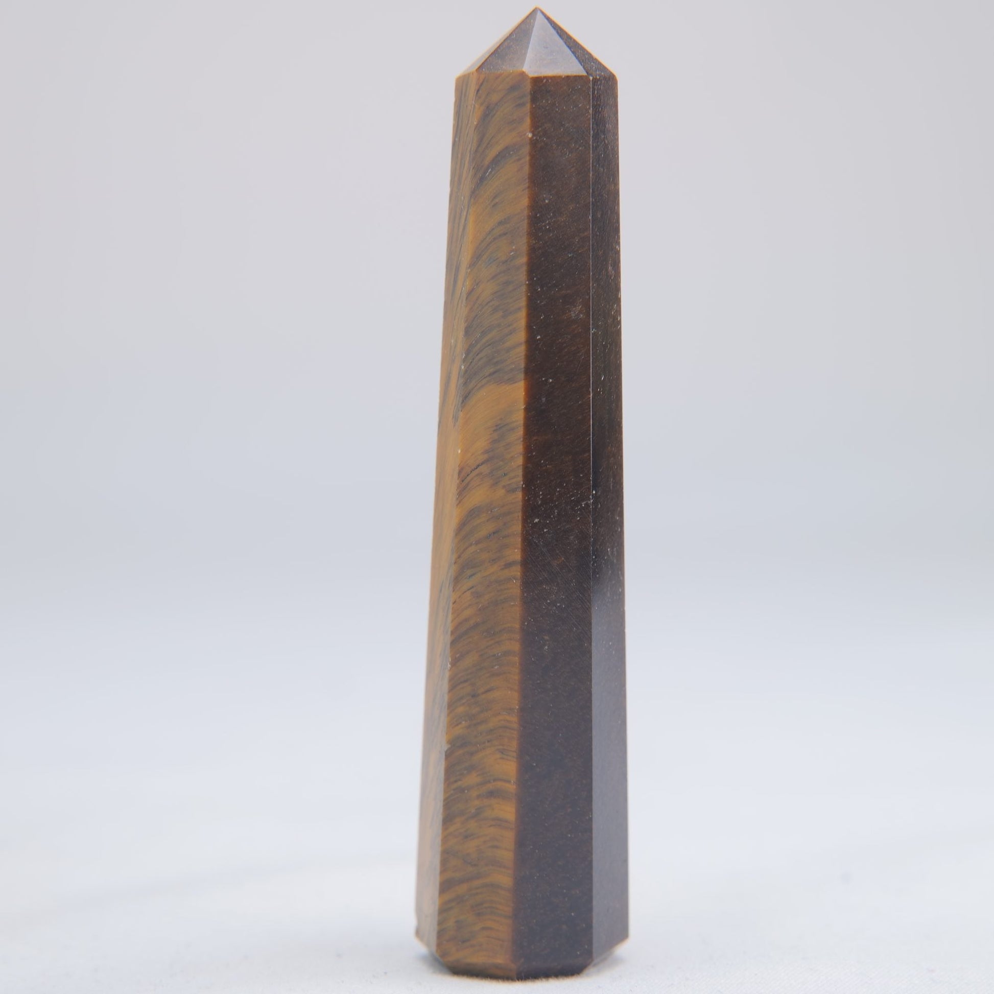 Tigers Eye Crystal Obelisk 40g - Luna Panther