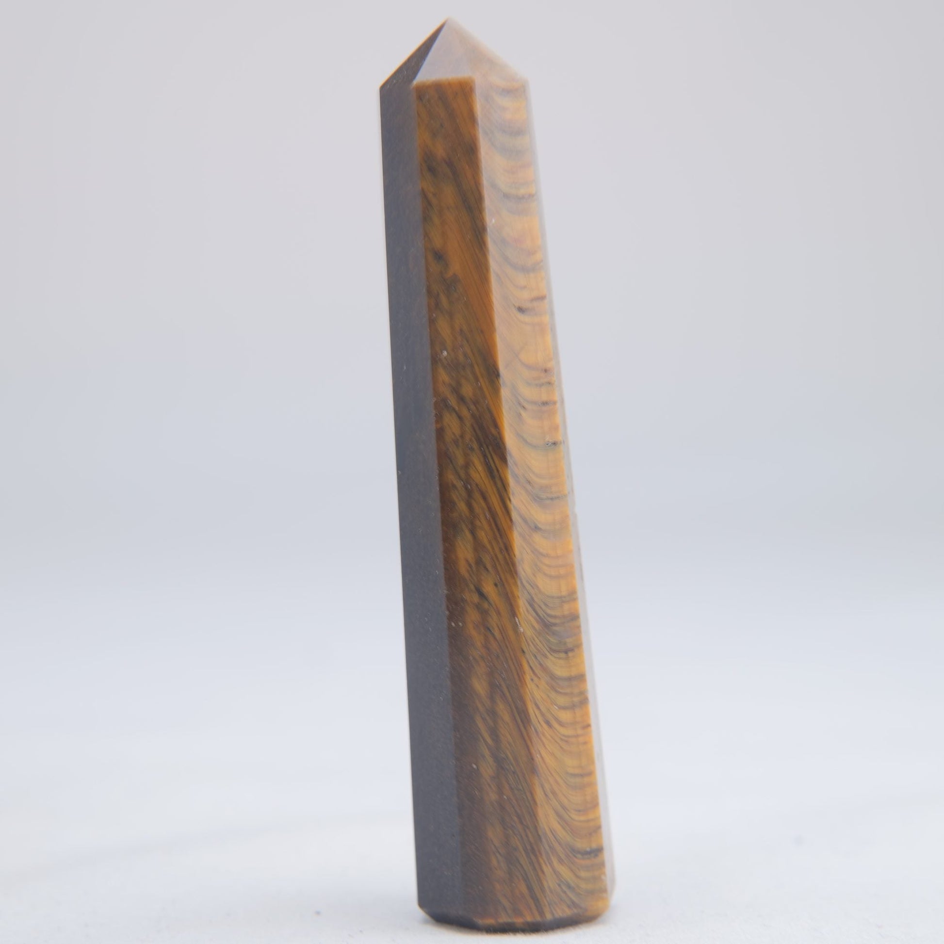 Tigers Eye Crystal Obelisk 40g - Luna Panther