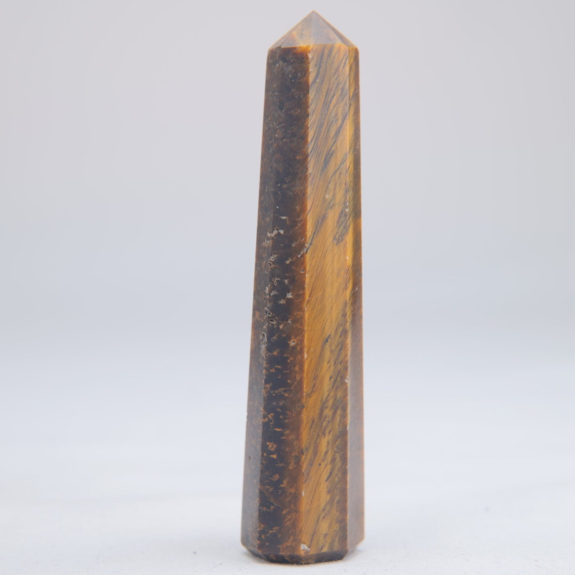Tigers Eye Crystal Obelisk 40g - Luna Panther
