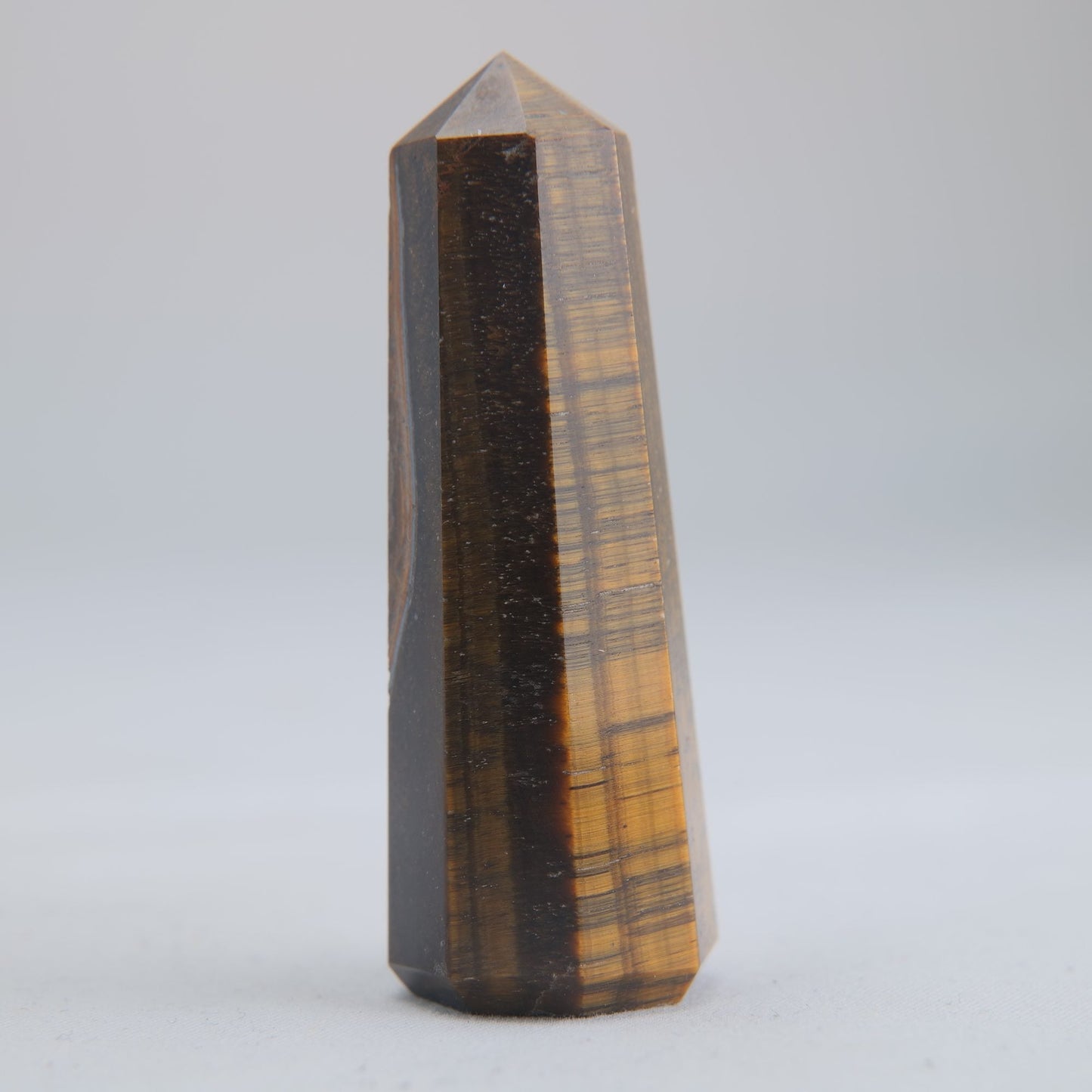 Tigers Eye Crystal Obelisk 43g 60mm - Luna Panther