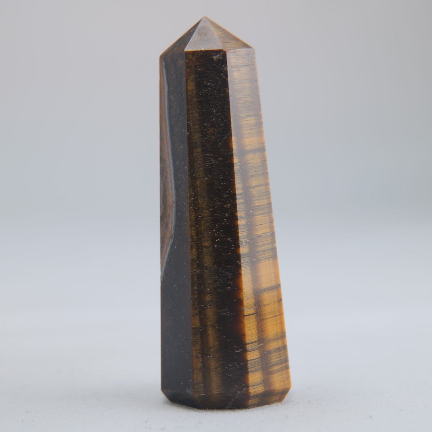 Tigers Eye Crystal Obelisk 43g 60mm - Luna Panther