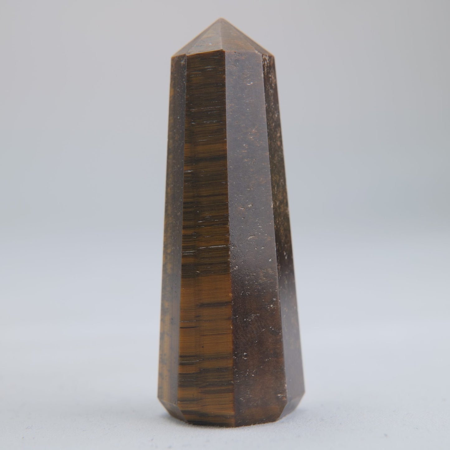 Tigers Eye Crystal Obelisk 43g 60mm - Luna Panther