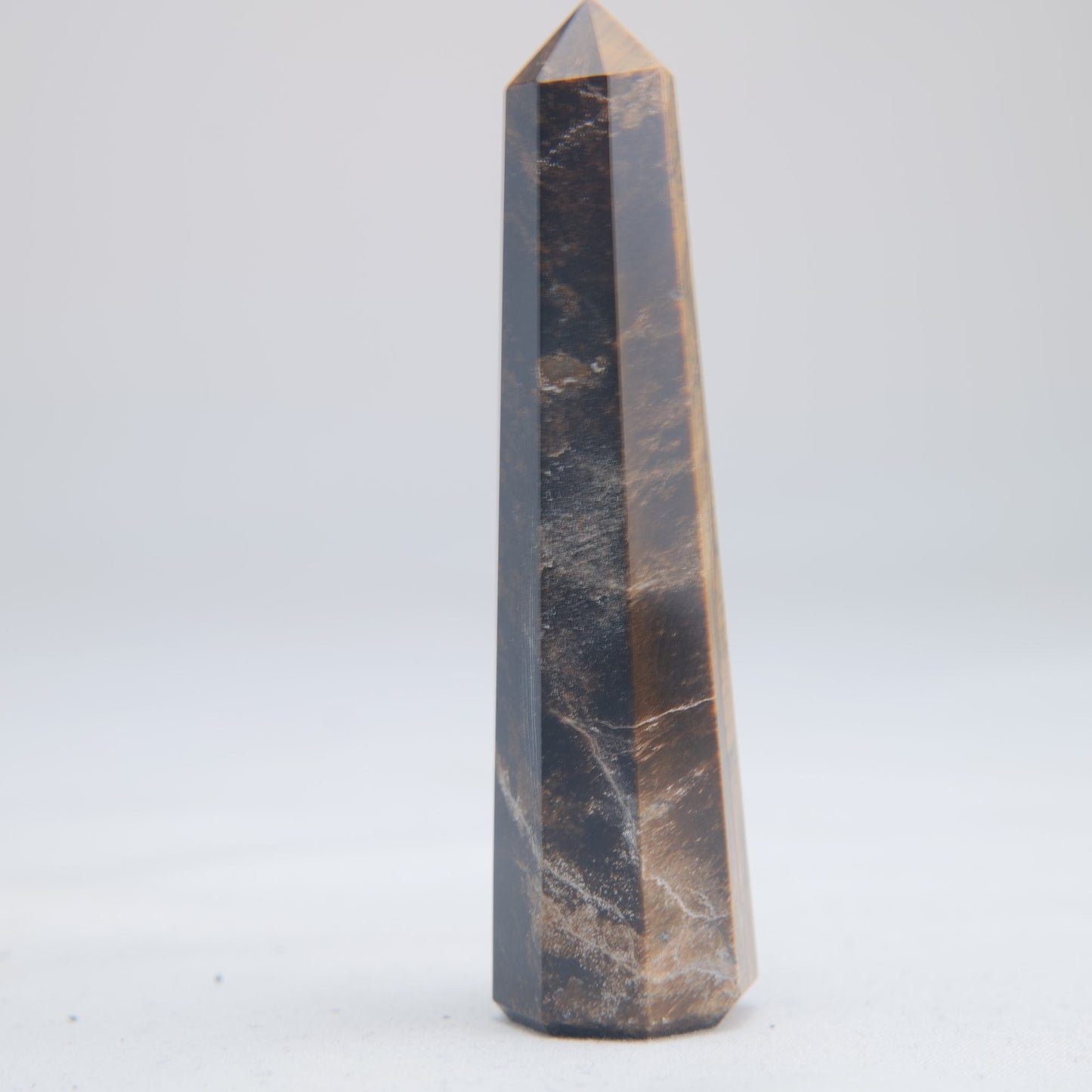 Tigers Eye Crystal Obelisk 45g - Luna Panther