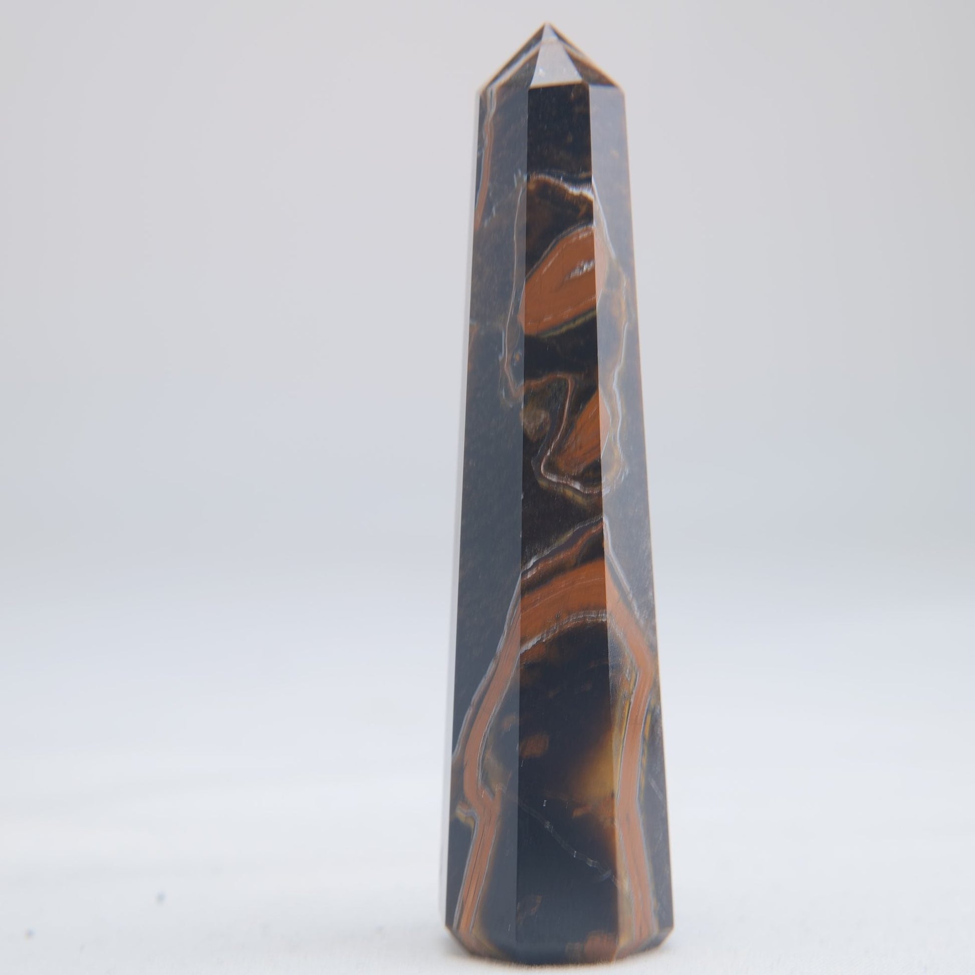 Tigers Eye Crystal Obelisk 45g - Luna Panther