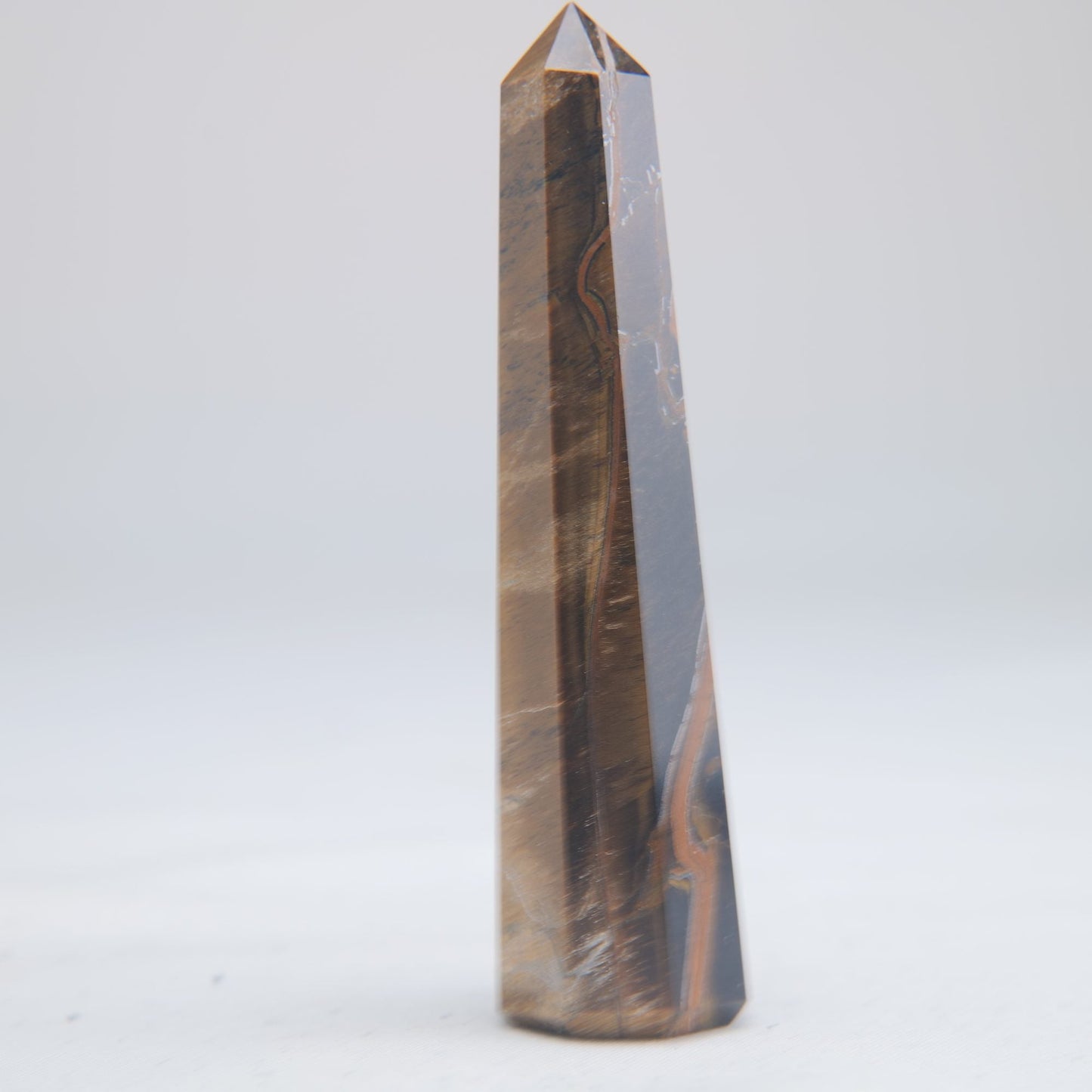 Tigers Eye Crystal Obelisk 45g - Luna Panther