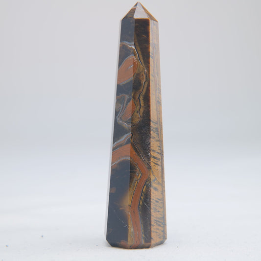 Tigers Eye Crystal Obelisk 45g - Luna Panther