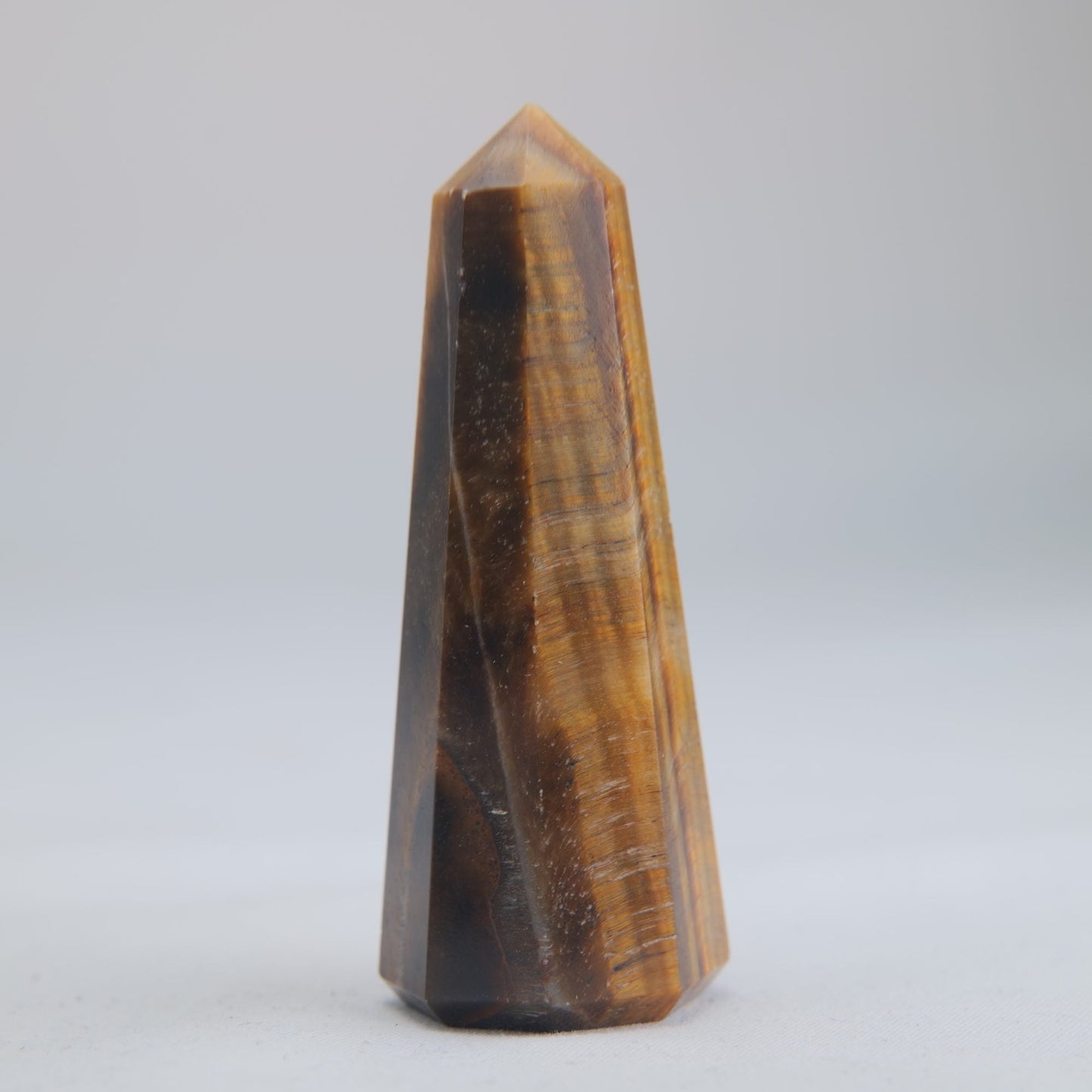 Tigers Eye Crystal Obelisk 52g 70mm - Luna Panther