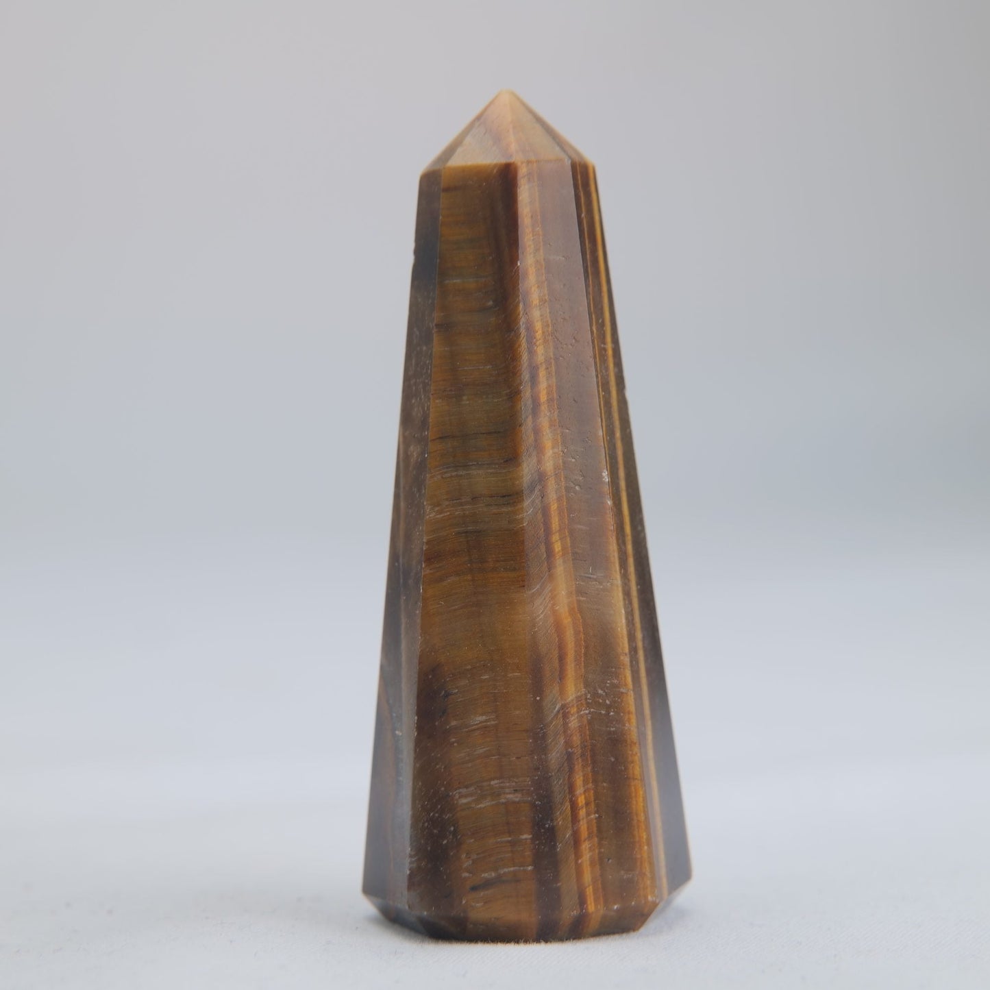 Tigers Eye Crystal Obelisk 52g 70mm - Luna Panther
