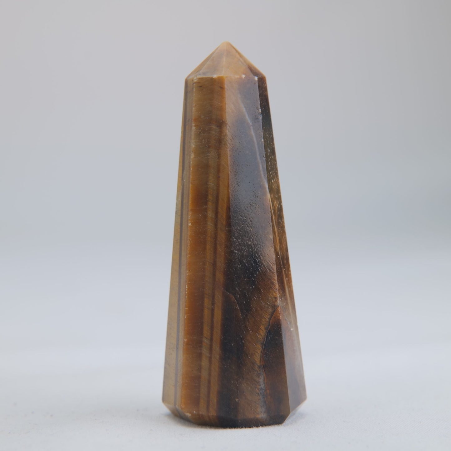 Tigers Eye Crystal Obelisk 52g 70mm - Luna Panther
