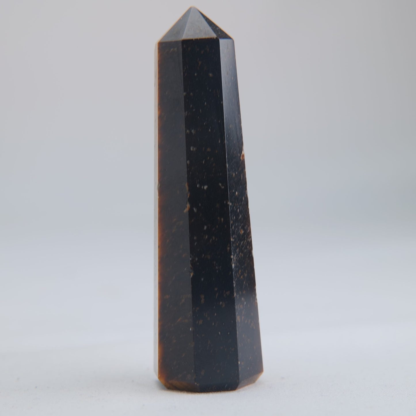 Tigers Eye Crystal Obelisk 52g 75mm - Luna Panther