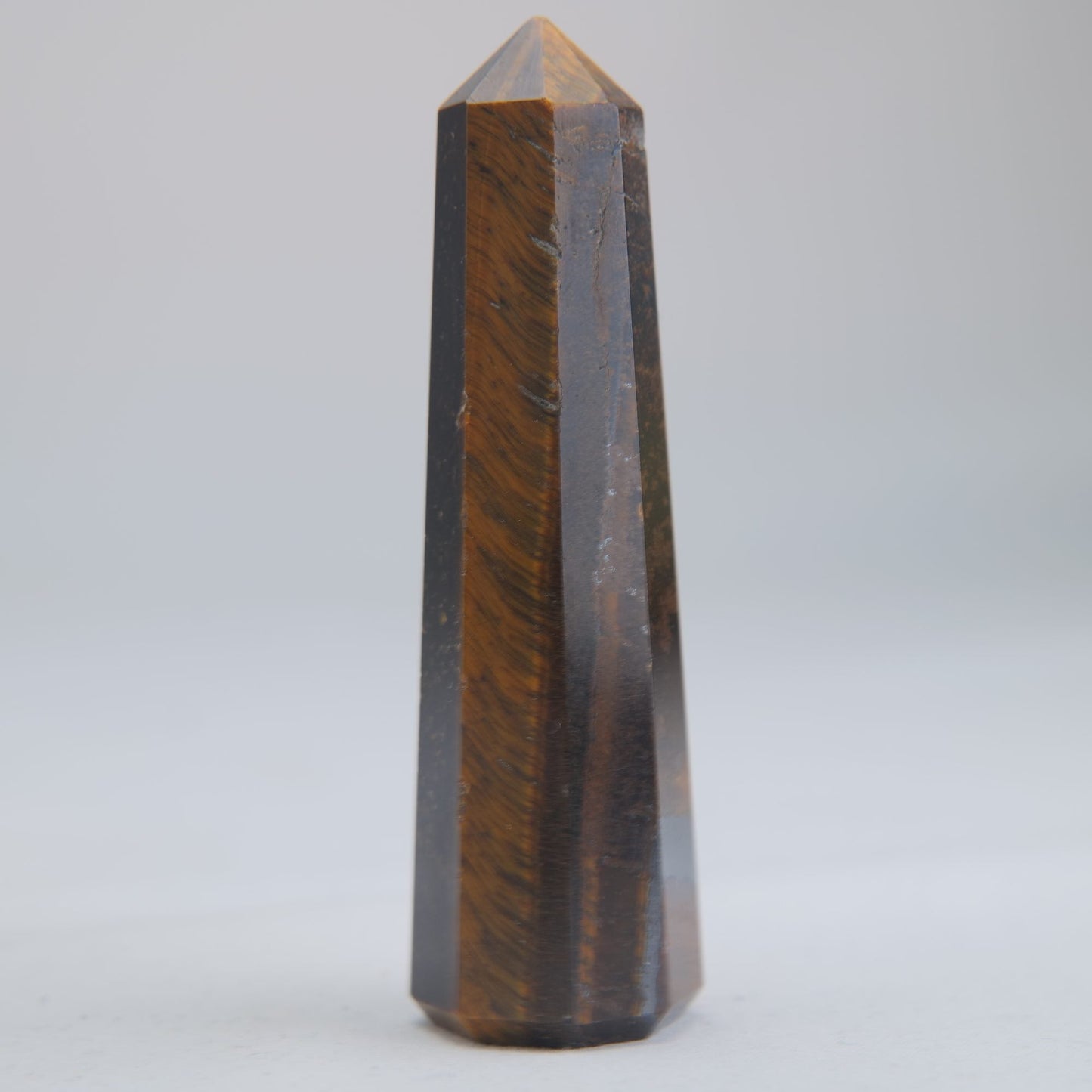Tigers Eye Crystal Obelisk 52g 75mm - Luna Panther