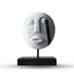 Timor Tribal Decorative Mask – White 27 × 20 cm — sculptures & statues, image 3 of 7.