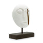 Timor Tribal Decorative Mask – White 27 × 20 cm — sculptures & statues, image 7 of 7.
