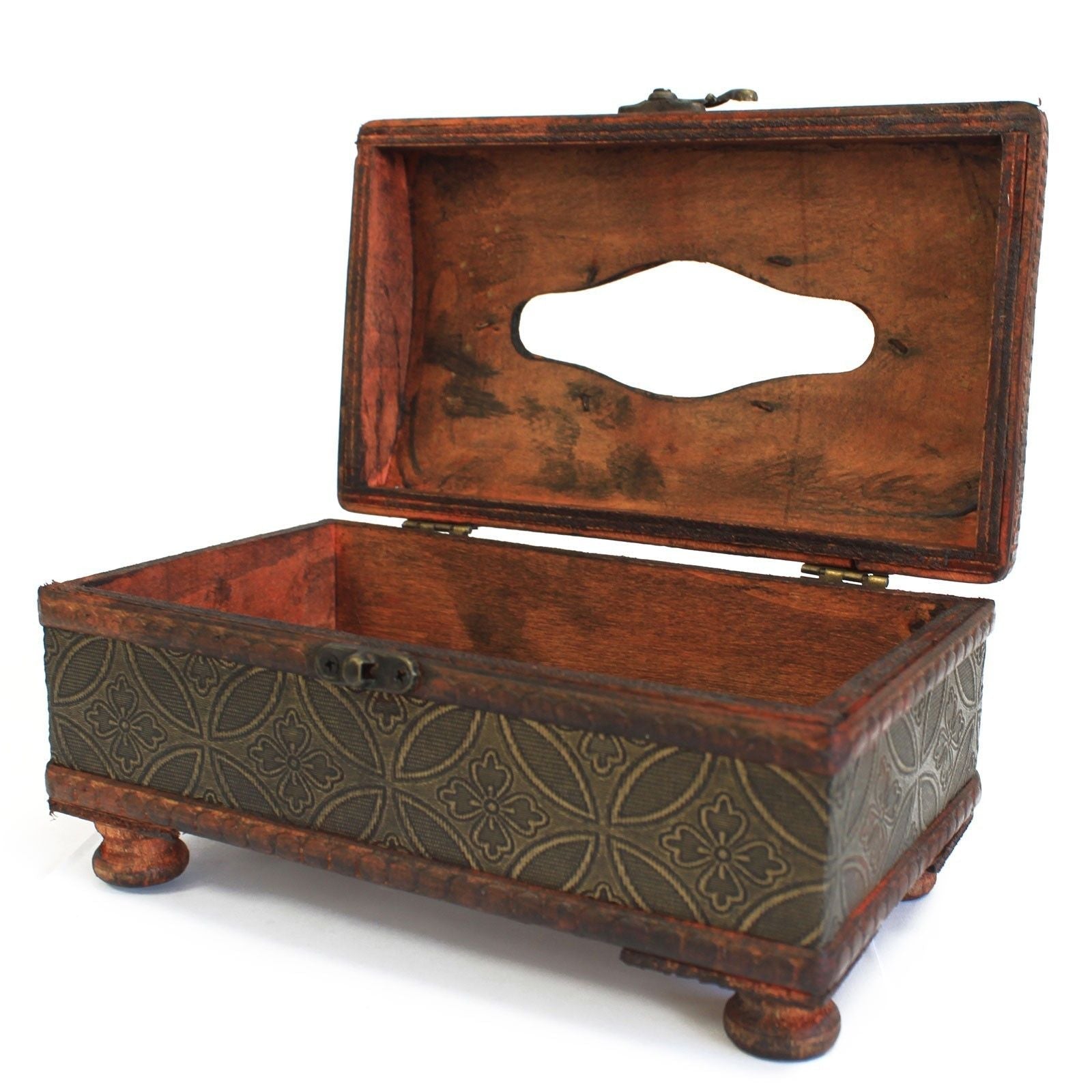 Tissue Box Classic Glamour with legs - Luna Panther