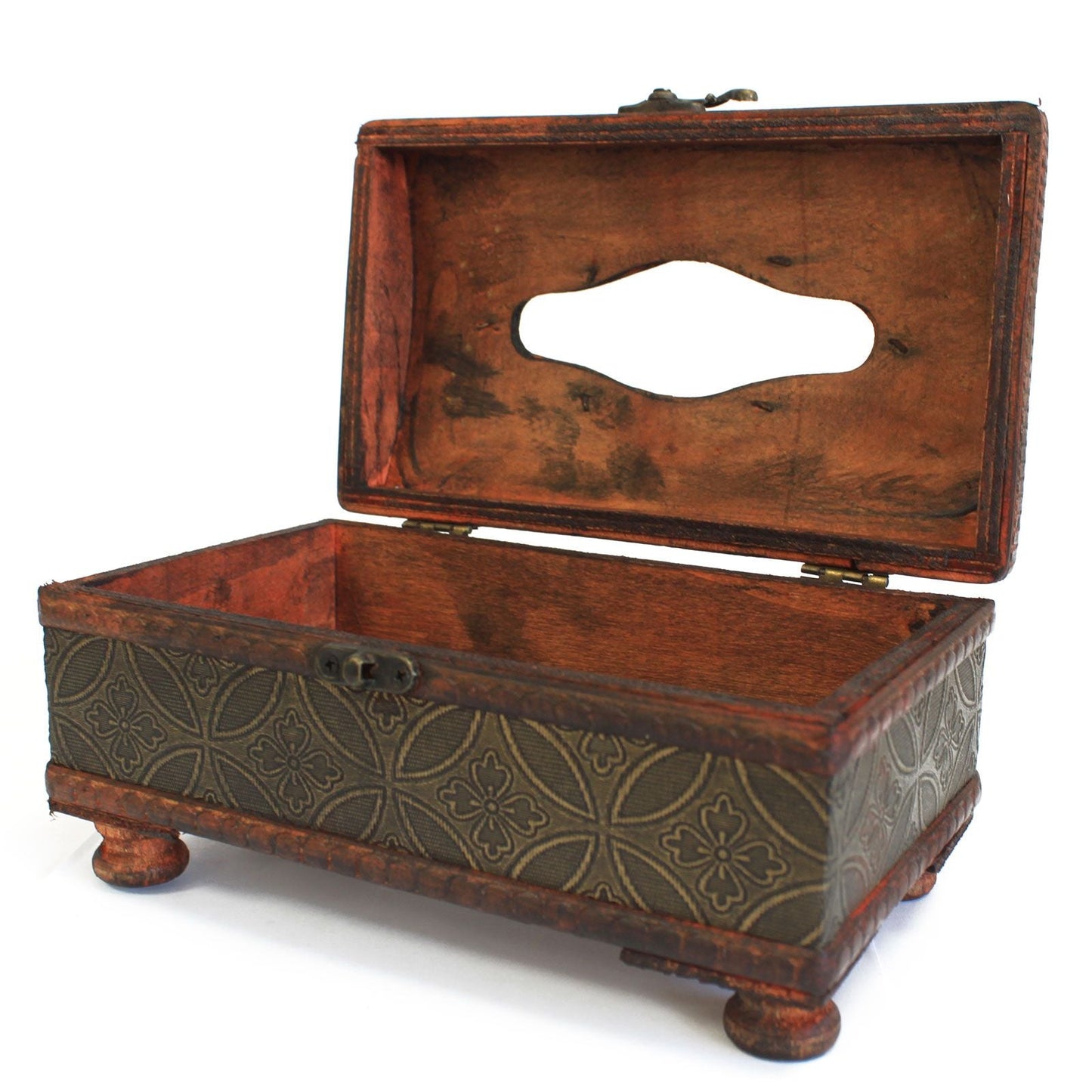 Tissue Box Classic Glamour with legs - Luna Panther