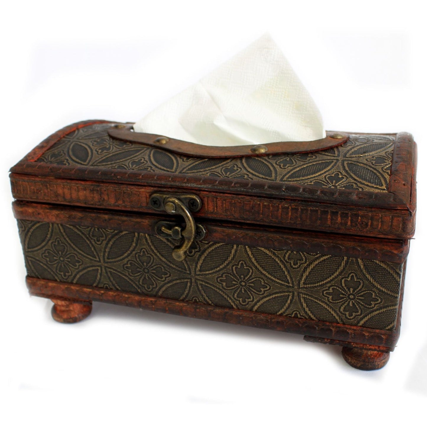 Tissue Box Classic Glamour with legs - Luna Panther
