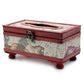 Tissue Box Old Map with Legs - Luna Panther