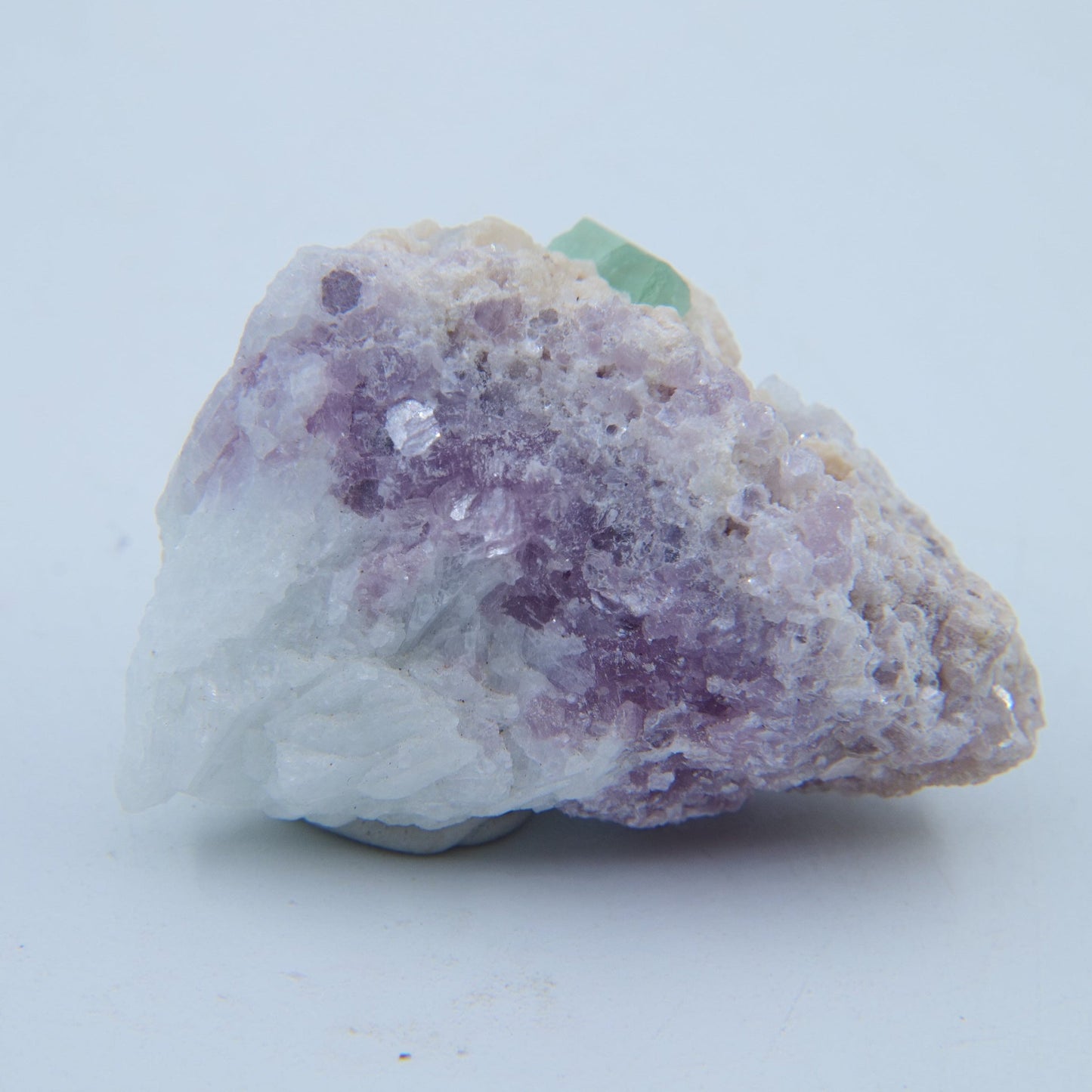 Tourmaline with Lepidolite & Clevelandite Specimen — 28.13 g (Afghanistan) - Luna Panther