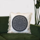 Traditional Mandala Cushion Cover - 45x45cm - black - Luna Panther