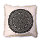 Traditional Mandala Cushion Cover - 45x45cm - black - Luna Panther