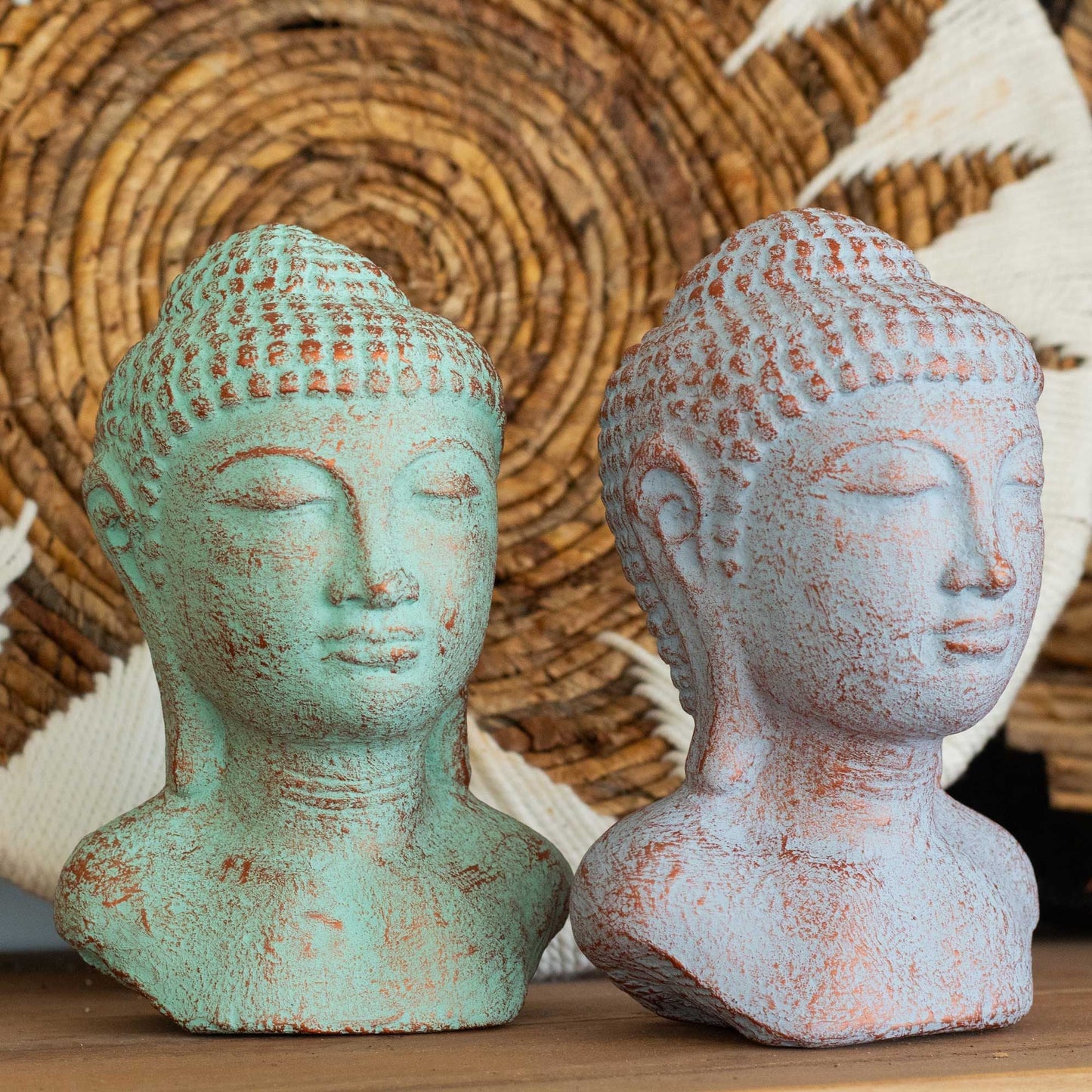 Tranquility Buddha Head - Blue Copper - Luna Panther