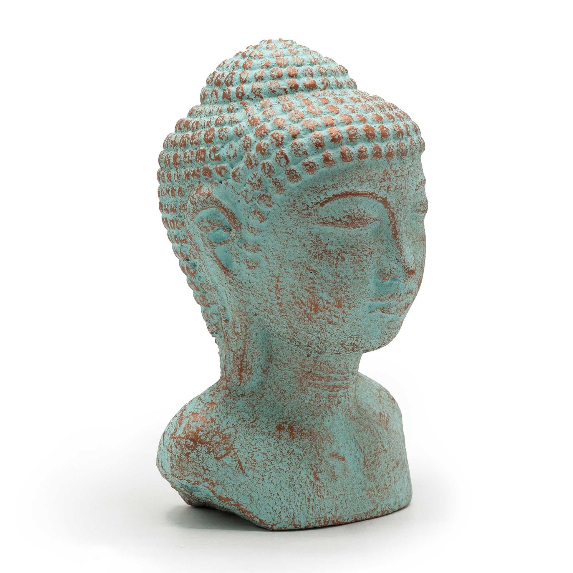 Tranquility Buddha Head - Green Copper - Luna Panther