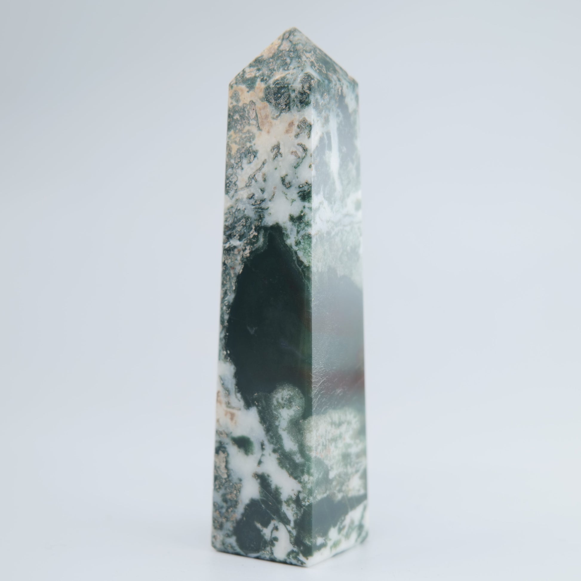 Tree Agate Tower 93g - Luna Panther