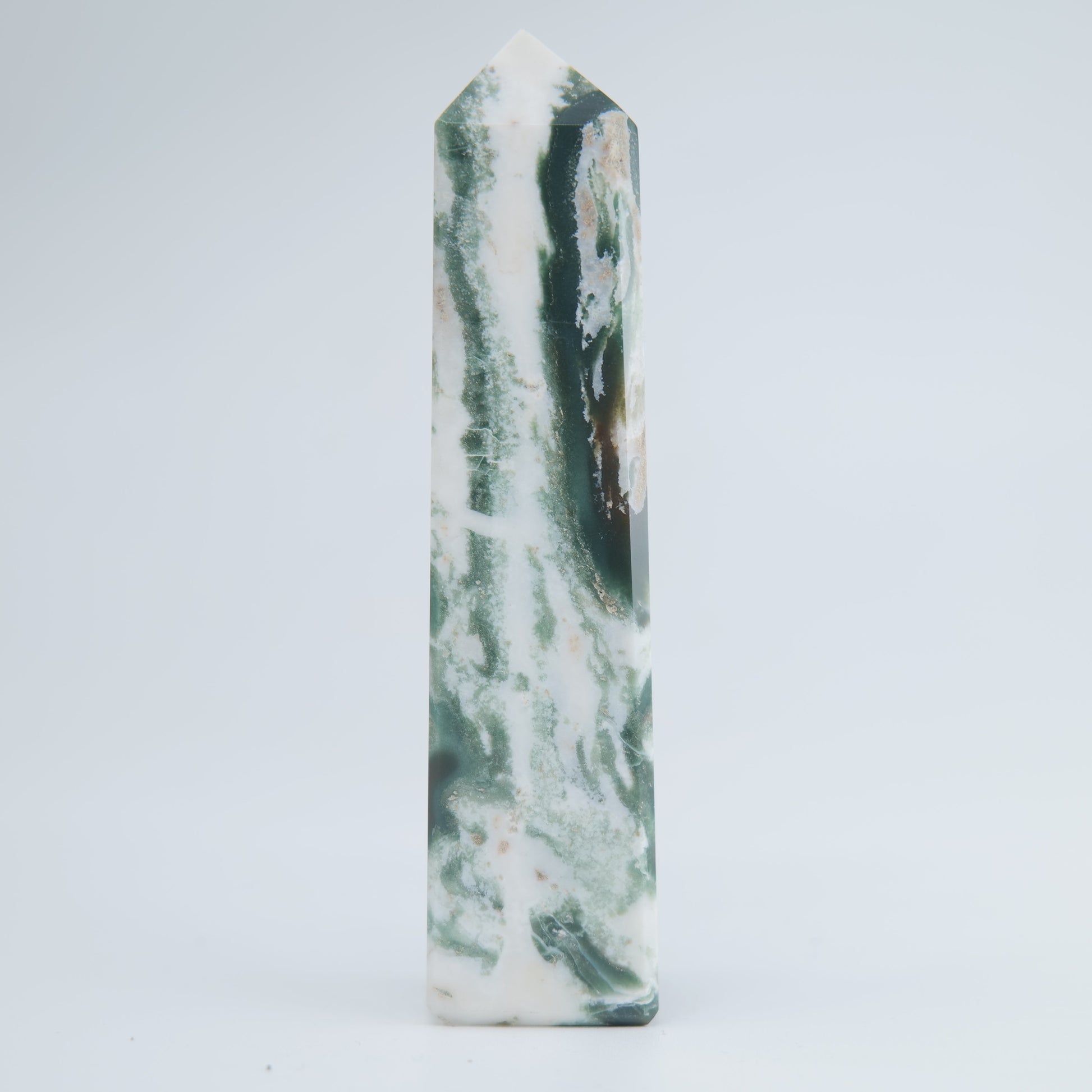 Tree Agate Tower 93g - Luna Panther