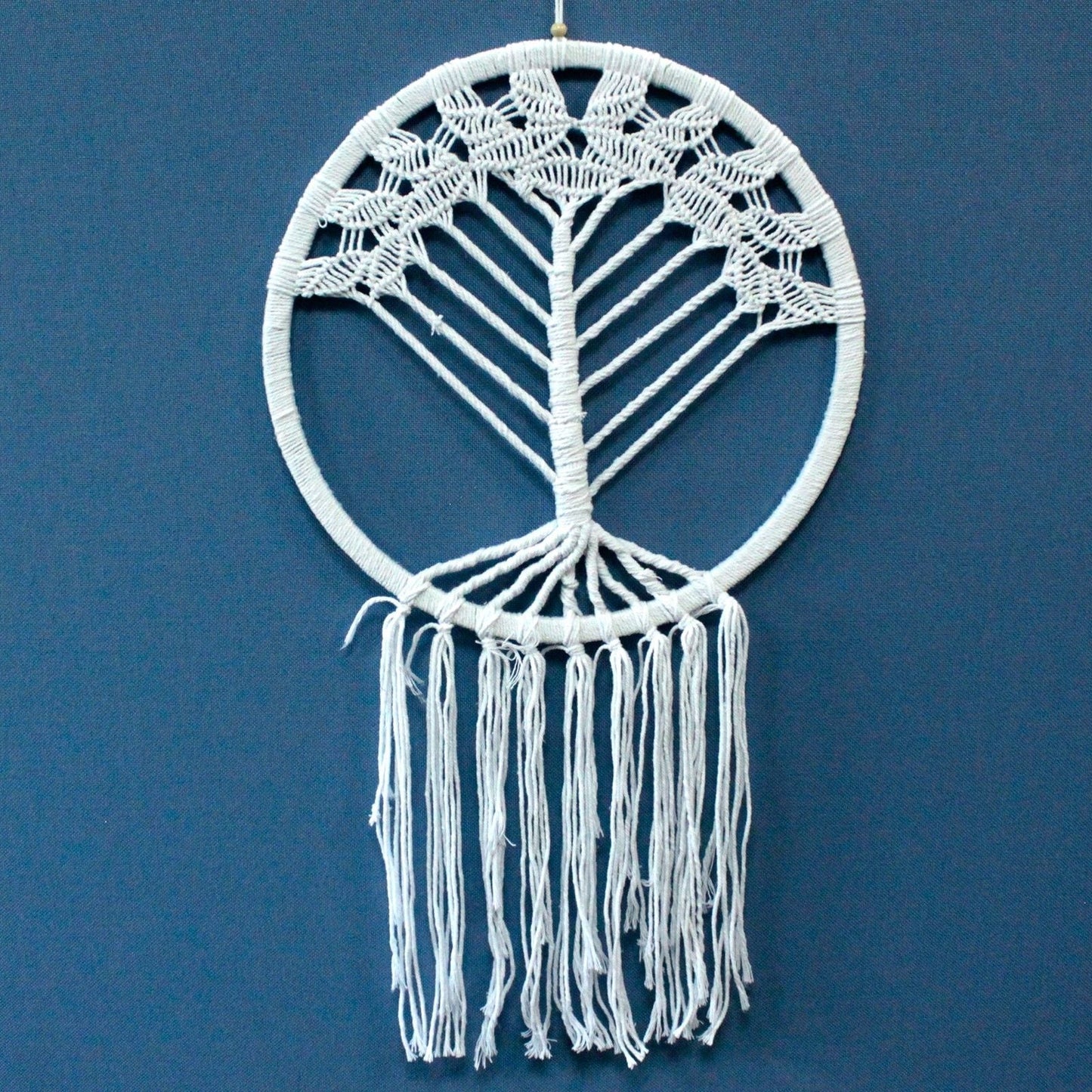 Polished Tree of Life Dreamcatcher - Huge 42cm featuring natural patterning and unique variations - Luna Panther