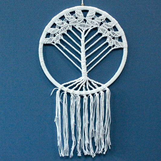 Polished Tree of Life Dreamcatcher - Huge 42cm featuring natural patterning and unique variations - Luna Panther