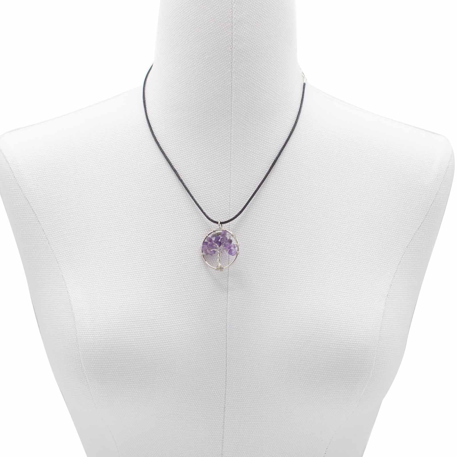 Tree of Life Pendant - Amethyst - Luna Panther