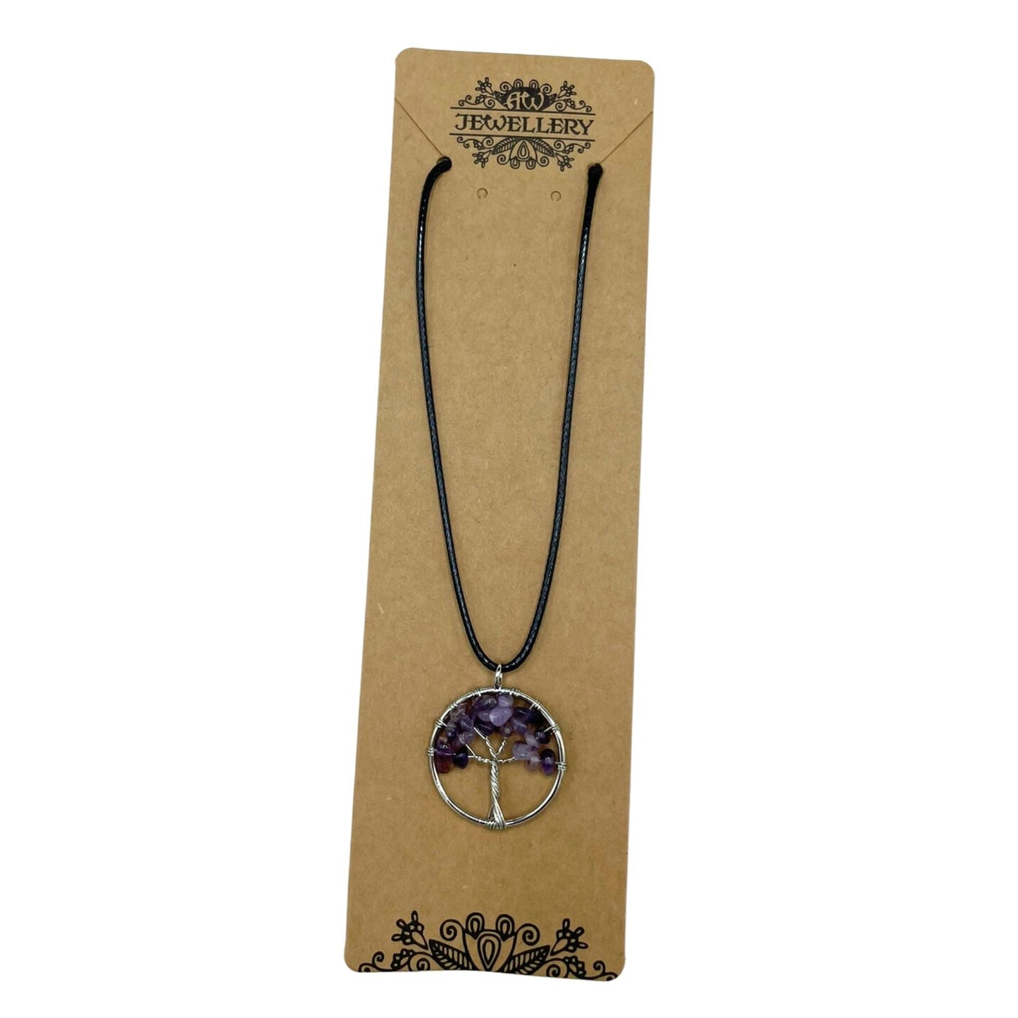 Tree of Life Pendant - Amethyst - Luna Panther