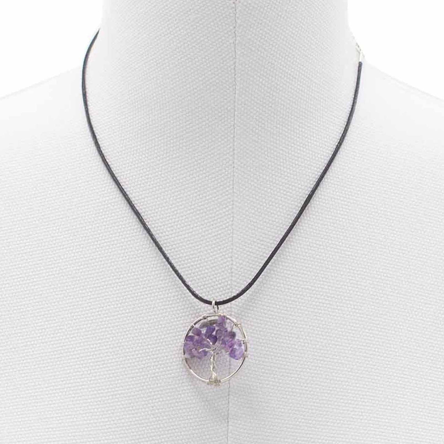 Tree of Life Pendant - Amethyst - Luna Panther