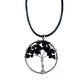 Tree of Life Pendant - Black Agate - Luna Panther
