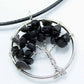 Tree of Life Pendant - Black Agate - Luna Panther